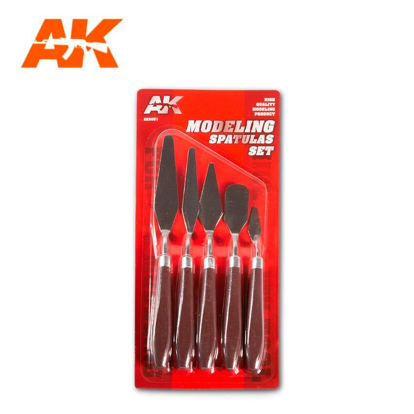AK Interactive MODELING SPATULAS SET AK9051 - Hobby Heaven