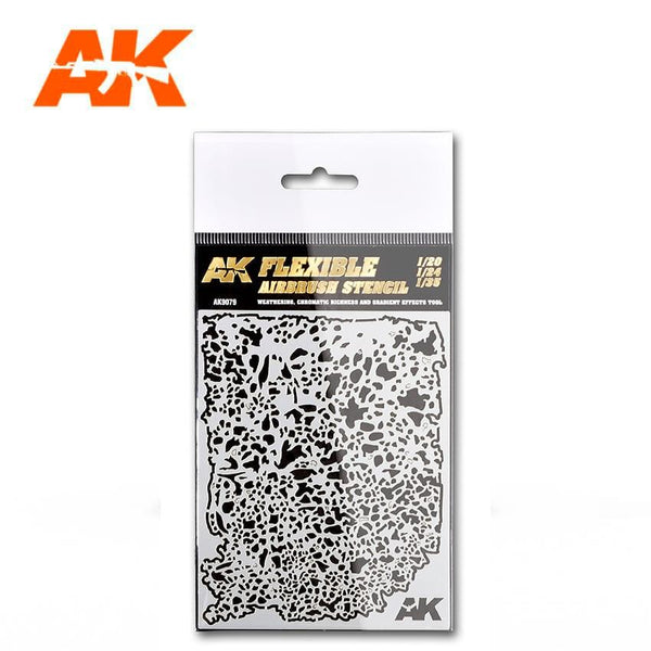 AK Interactive Flexible Airbrish Stencil 1/20 1/24 1/35 AK9079 - Hobby Heaven