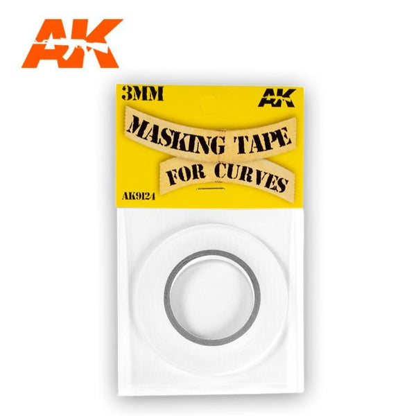 AK Interactive Masking Tape for Curves 3mm AK9124 - Hobby Heaven