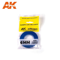 AK Interactive Blue Masking Tape for Curves 6mm AK9184 - Hobby Heaven