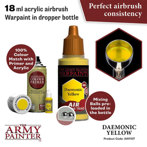 Air Daemonic Yellow Airbrush Warpaints Army Painter AW1107 - Hobby Heaven