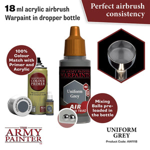 Air Uniform Grey Airbrush Warpaints Army Painter AW1118 - Hobby Heaven