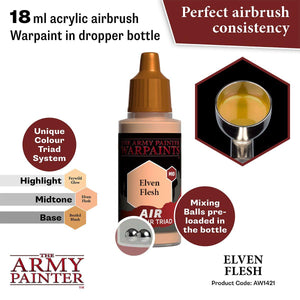 Air Elven Flesh Airbrush Warpaints Army Painter AW1421 - Hobby Heaven