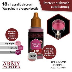 Air Warlock Purple Airbrush Warpaints Army Painter AW1451 - Hobby Heaven