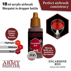 Air Encarmine Red Airbrush Warpaints Army Painter AW3104 - Hobby Heaven
