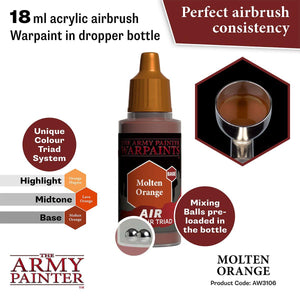 Air Molten Orange Airbrush Warpaints Army Painter AW3106 - Hobby Heaven