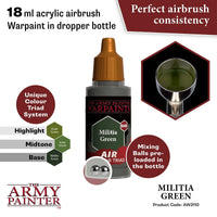 Air Militia Green Airbrush Warpaints Army Painter AW3110 - Hobby Heaven