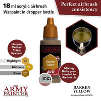 Air Barren Yellow Airbrush Warpaints Army Painter AW3121 - Hobby Heaven