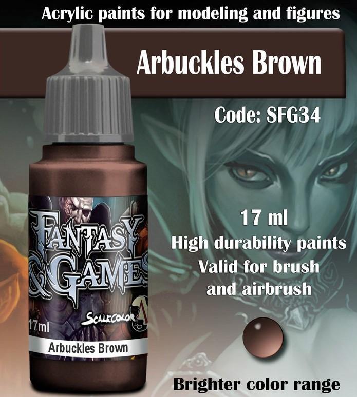 Scale75 Fantasy And Games Arbuckles Brown SFG-34 - Hobby Heaven