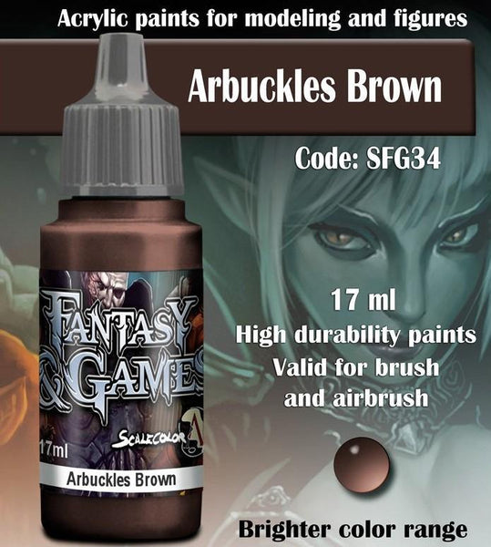 Scale75 Fantasy And Games Arbuckles Brown SFG-34 - Hobby Heaven