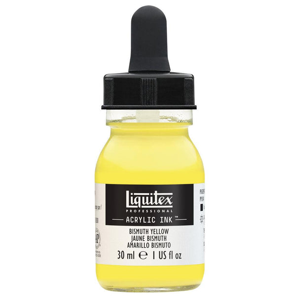 Liquitex Bismuth Yellow Proffesional Ink 30ml - Hobby Heaven