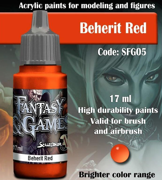 Scale75 Fantasy And Games Beherit Red SFG-05 - Hobby Heaven