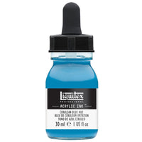 Liquitex Cerulean Blue Hue Acrylic Ink 30ml - Hobby Heaven