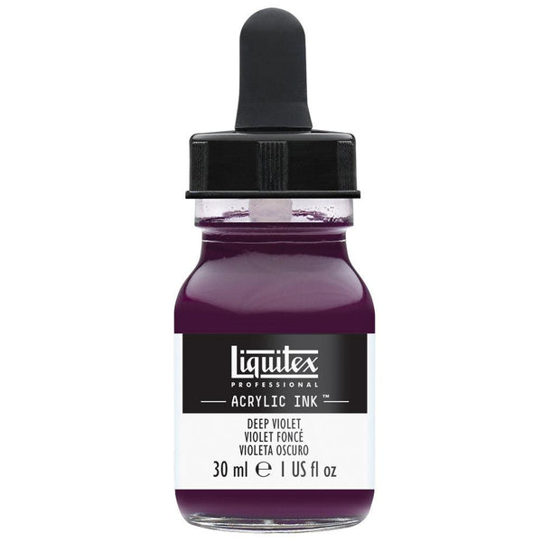 Liquitex Deep Violet Acrylic Ink 30ml - Hobby Heaven