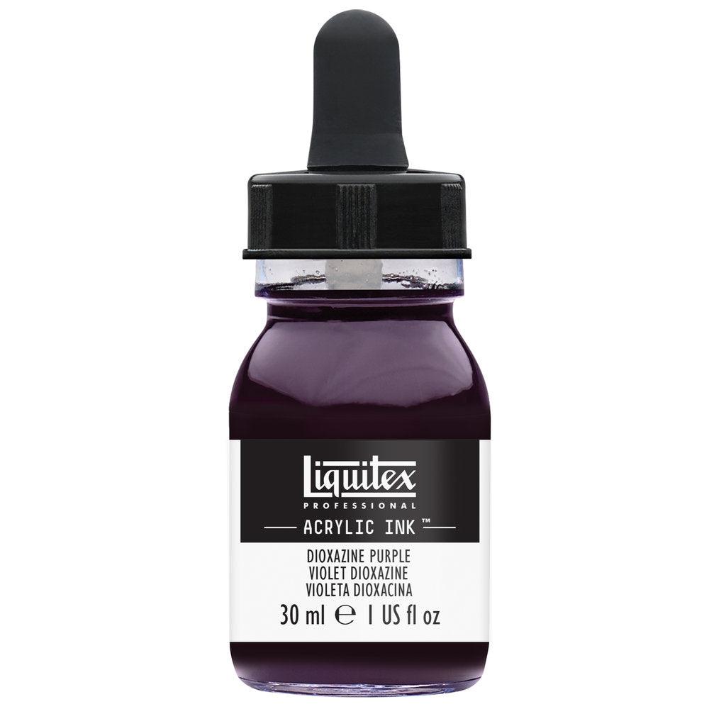 Liquitex Dioxazine Purple Acrylic Ink 30ml - Hobby Heaven