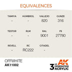 AK Interactive 3rd Generation Offwhite 17ml - Hobby Heaven