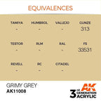 AK Interactive 3rd Gen Grimy Grey 17ml - Hobby Heaven