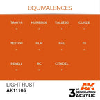 AK Interactive 3rd Gen Light Rust 17ml - Hobby Heaven