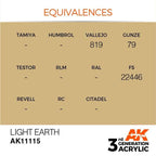 AK Interactive 3rd Gen Light Earth 17ml - Hobby Heaven