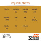 AK Interactive 3rd Gen Ocher 17ml - Hobby Heaven