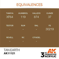 AK Interactive 3rd Gen Tan Earth 17ml - Hobby Heaven