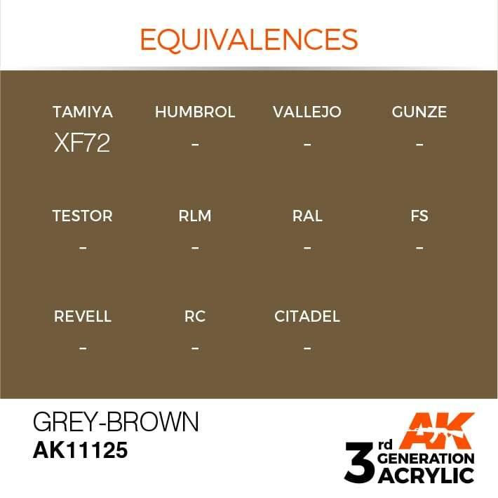 AK Interactive 3rd Gen Grey-Brown 17ml - Hobby Heaven