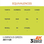 AK Interactive 3rd Gen Luminous Green 17ml - Hobby Heaven