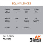 AK Interactive 3rd Gen Pale Grey 17ml - Hobby Heaven