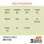 AK Interactive 3rd Gen Green-Grey 17ml - Hobby Heaven