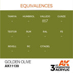 AK Interactive 3rd Gen Golden Olive 17ml - Hobby Heaven