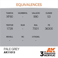 AK Interactive 3rd Gen Pale Grey 17ml - Hobby Heaven