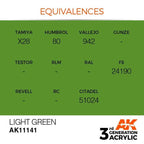 AK Interactive 3rd Gen Light Green 17ml - Hobby Heaven