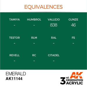 AK Interactive 3rd Gen Emerald 17ml - Hobby Heaven