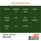 AK Interactive 3rd Gen Dark Green 17ml - Hobby Heaven