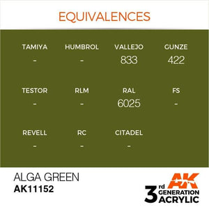 AK Interactive 3rd Gen Alga Green 17ml - Hobby Heaven