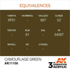 AK Interactive 3rd Gen Camouflage Green 17ml - Hobby Heaven