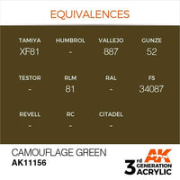 AK Interactive 3rd Gen Camouflage Green 17ml - Hobby Heaven