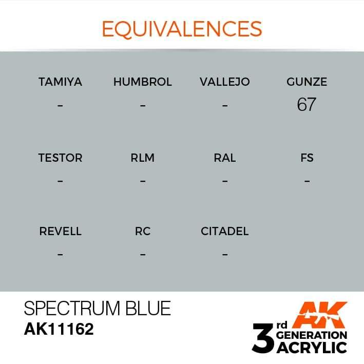 AK Interactive 3rd Gen Spectrum Blue 17ml - Hobby Heaven