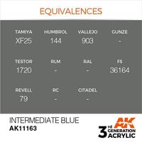 AK Interactive 3rd Gen Intermediate Blue 17ml - Hobby Heaven
