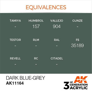 AK Interactive 3rd Gen Dark Blue-Green 17ml - Hobby Heaven
