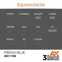 AK Interactive 3rd Gen French Blue 17ml - Hobby Heaven