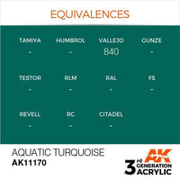 AK Interactive 3rd Gen Aquatic Turquoise 17ml - Hobby Heaven
