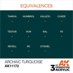 AK Interactive 3rd Gen Archaic Turquoise 17ml - Hobby Heaven