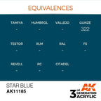 AK Interactive 3rd Gen Star Blue 17ml - Hobby Heaven