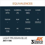 AK Interactive 3rd Gen Light Prussian Blue 17ml - Hobby Heaven