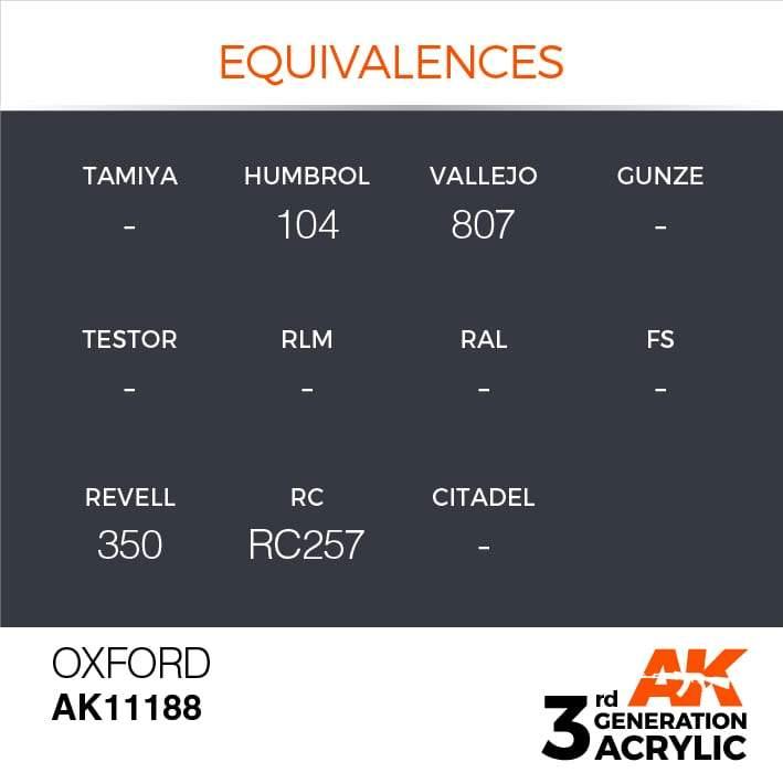 AK Interactive 3rd Gen Oxford 17ml - Hobby Heaven