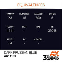 AK Interactive 3rd Gen Dark Prussian Blue 17ml - Hobby Heaven