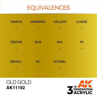 AK Interactive 3rd Gen Old Gold 17ml - Hobby Heaven
