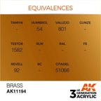 AK Interactive 3rd Gen Brass 17ml - Hobby Heaven