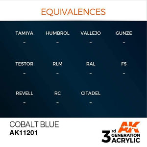 AK Interactive 3rd Gen Cobalt Blue 17ml - Hobby Heaven